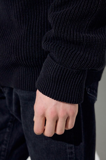 【SS先行アイテム】スタンドカラーWジップニット 詳細画像