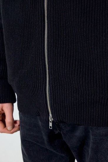 【SS先行アイテム】スタンドカラーWジップニット 詳細画像