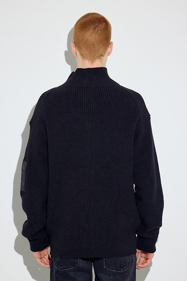 【SS先行アイテム】スタンドカラーWジップニット 詳細画像