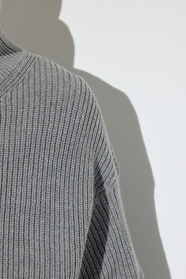 【SS先行アイテム】スタンドカラーWジップニット 詳細画像