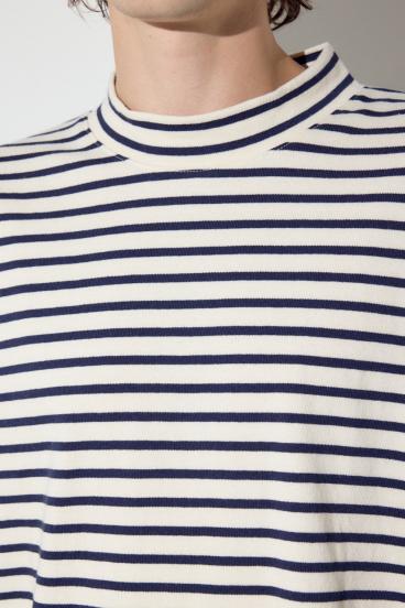 ボーダー長袖トップス 詳細画像