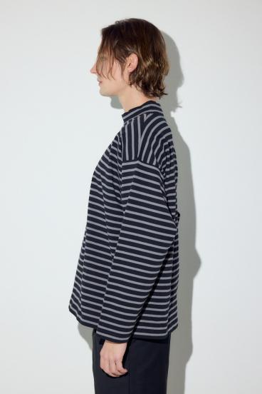 ボーダー長袖トップス 詳細画像