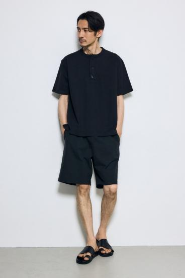 ヘンリーネックハングTEE 詳細画像