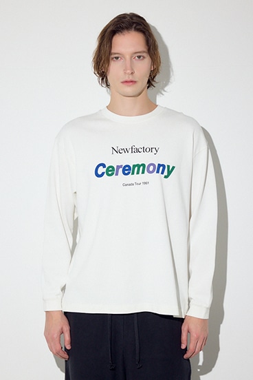 【SS先行アイテム】CEREMONY長袖Tシャツ 詳細画像