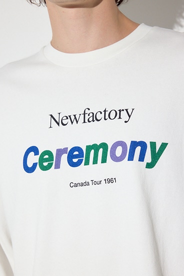 【SS先行アイテム】CEREMONY長袖Tシャツ 詳細画像