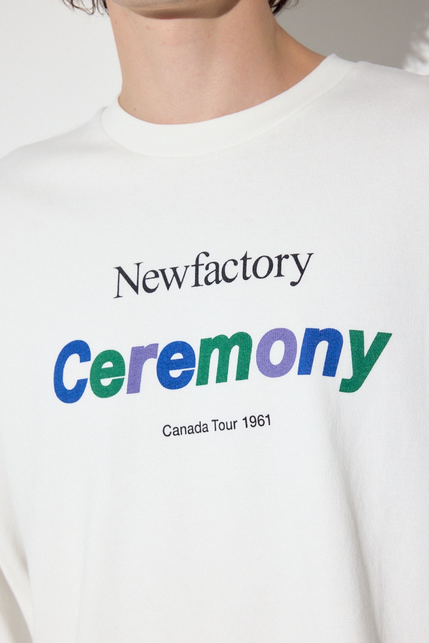 SS先行アイテム】CEREMONY長袖Tシャツ｜MEN｜251JSN90-1601｜AZUL BY