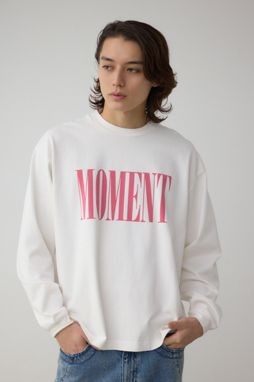 MOMENTグラフィックロンTEE 詳細画像