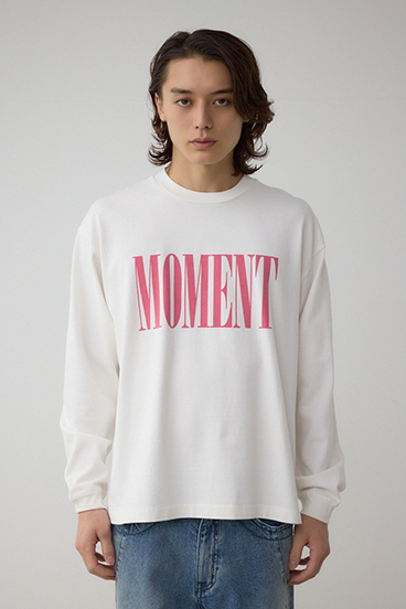 MOMENTグラフィックロンTEE 詳細画像