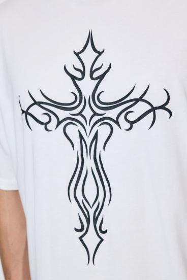 【GOLDEN PRICE 5/10（日）23:59まで】クロスモチーフTシャツ 詳細画像