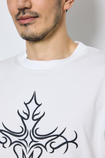 【GOLDEN PRICE 5/10（日）23:59まで】クロスモチーフTシャツ 詳細画像