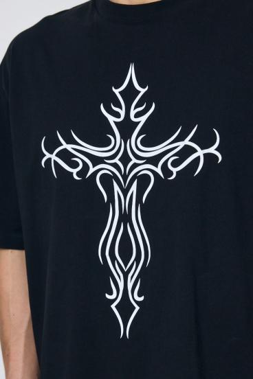 【GOLDEN PRICE 5/10（日）23:59まで】クロスモチーフTシャツ 詳細画像