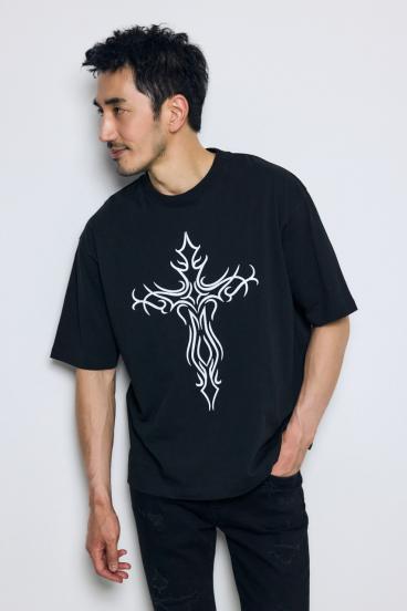 【GOLDEN PRICE 5/10（日）23:59まで】クロスモチーフTシャツ 詳細画像