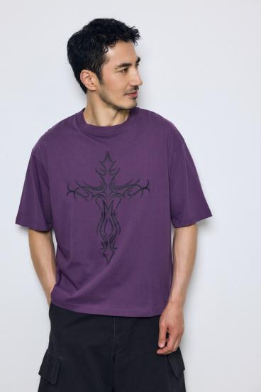 【GOLDEN PRICE 5/10（日）23:59まで】クロスモチーフTシャツ 詳細画像