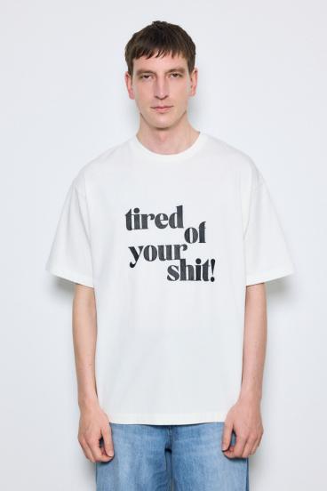 tired of your shit Tシャツ 詳細画像