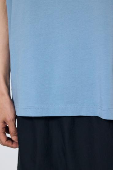 引き揃え天竺バックメッセージロゴTシャツ 詳細画像