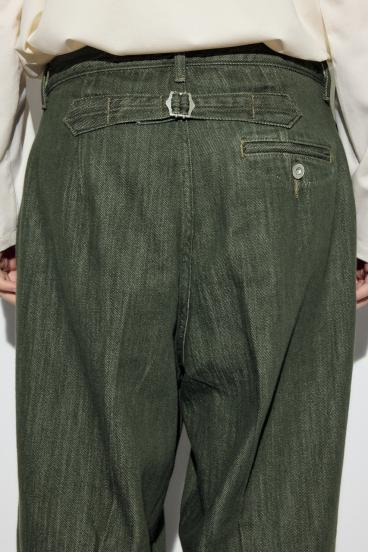 リラックスデニムスラックス 詳細画像