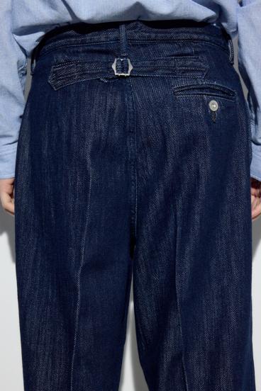 リラックスデニムスラックス 詳細画像