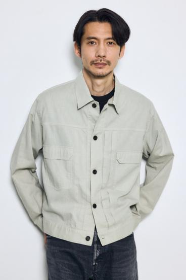 Gジャンタイプシャツブルゾン