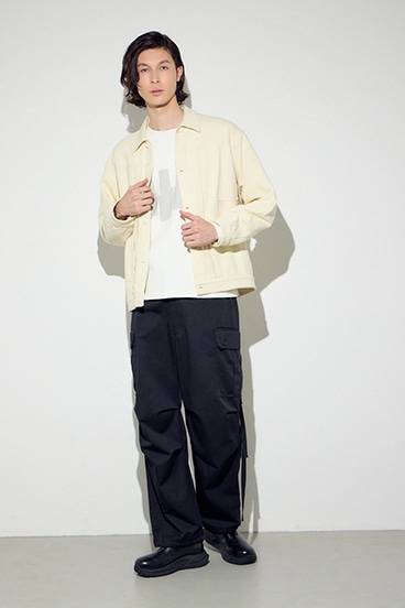 コットンリネン1stブルゾン 詳細画像