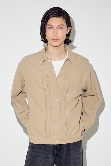 コットンリネン1stブルゾン 詳細画像