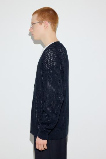 ニットメッシュカーディガン 詳細画像