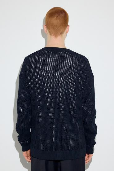 ニットメッシュカーディガン 詳細画像