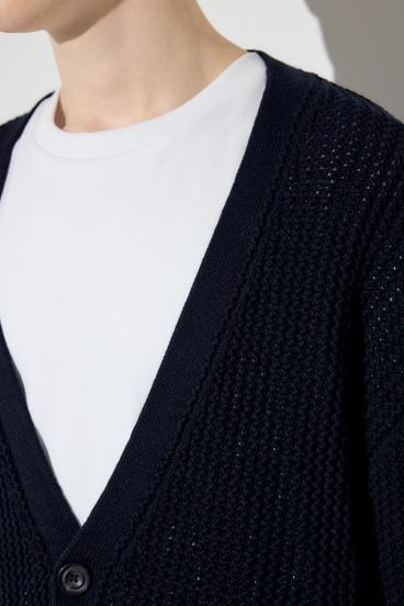 ニットメッシュカーディガン 詳細画像