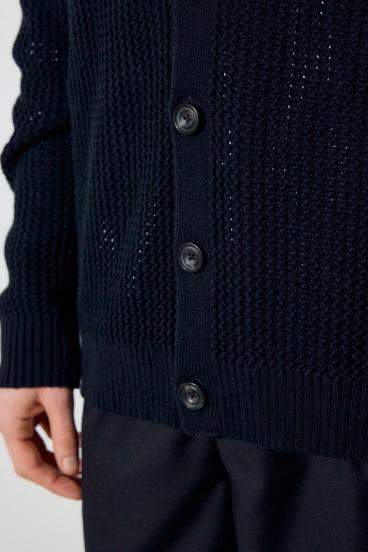 ニットメッシュカーディガン 詳細画像