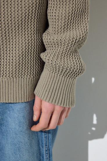 ニットメッシュカーディガン 詳細画像