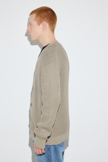 ニットメッシュカーディガン 詳細画像