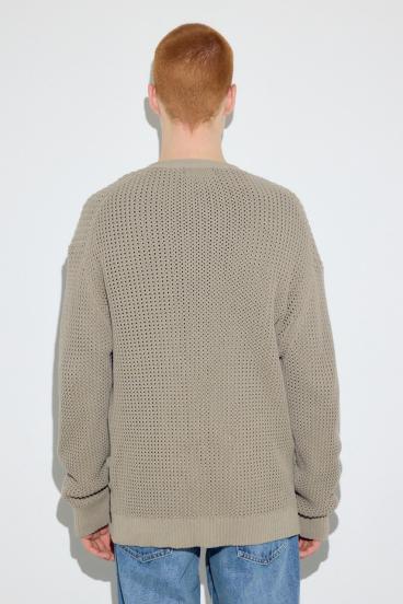 ニットメッシュカーディガン 詳細画像