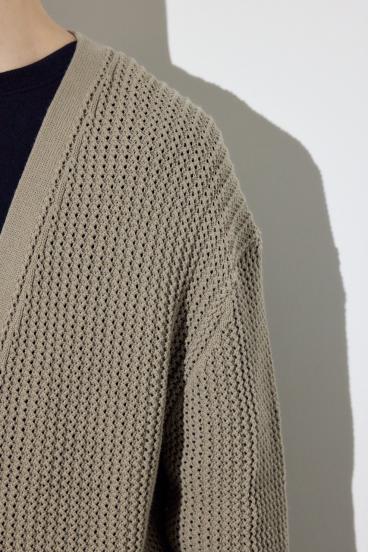 ニットメッシュカーディガン 詳細画像