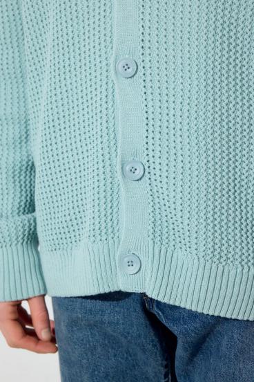 ニットメッシュカーディガン 詳細画像