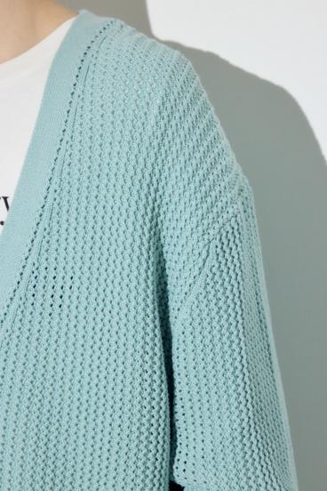 ニットメッシュカーディガン 詳細画像