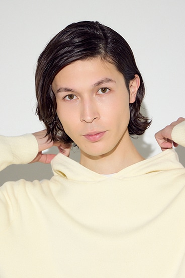 ハイゲージニットフーディー 詳細画像