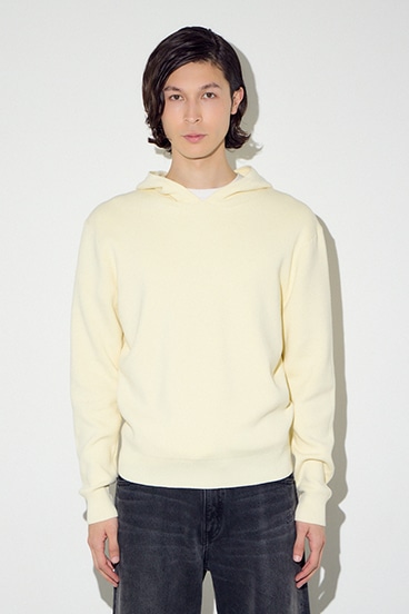 ハイゲージニットフーディー 詳細画像