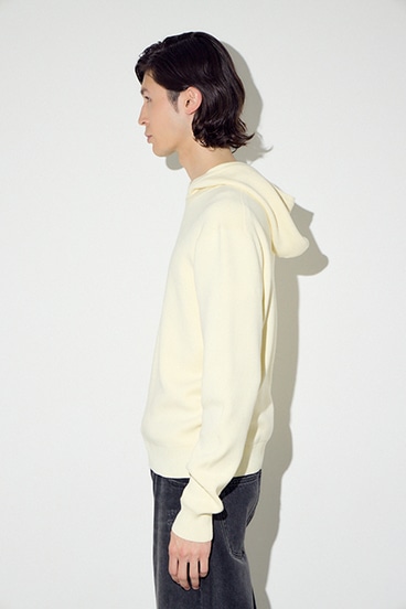 ハイゲージニットフーディー 詳細画像