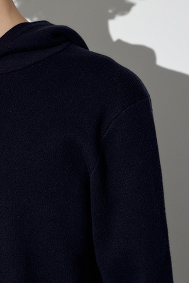 ハイゲージニットフーディー 詳細画像