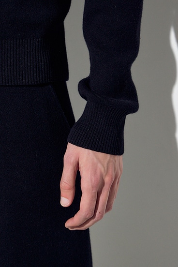 ハイゲージニットフーディー 詳細画像