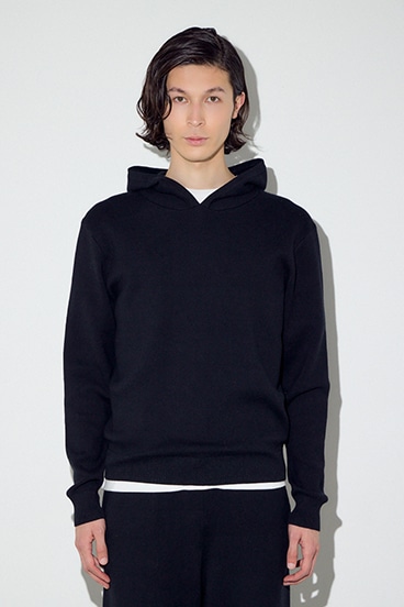 ハイゲージニットフーディー 詳細画像