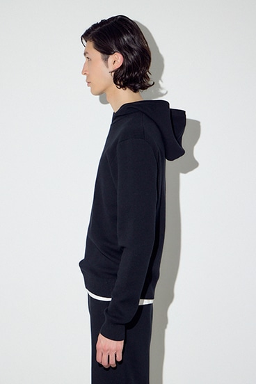 ハイゲージニットフーディー 詳細画像