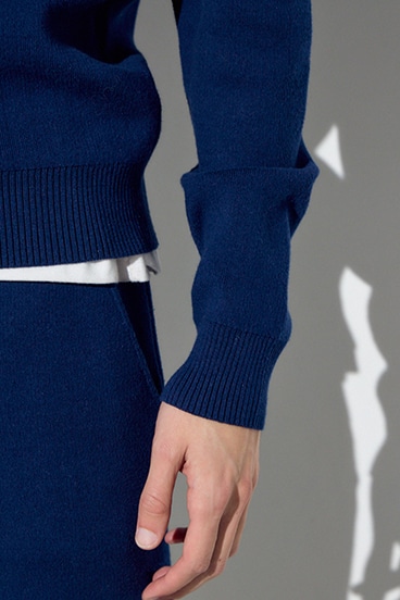 ハイゲージニットフーディー 詳細画像