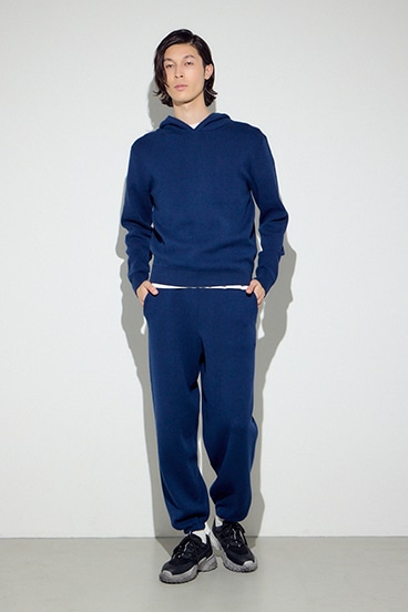 ハイゲージニットフーディー 詳細画像