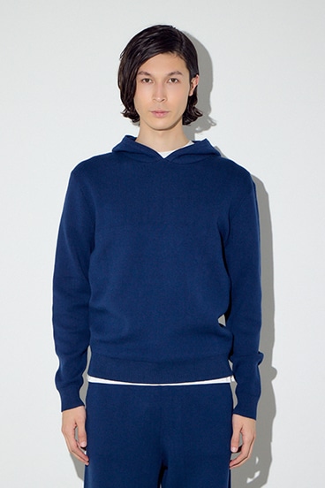 ハイゲージニットフーディー 詳細画像