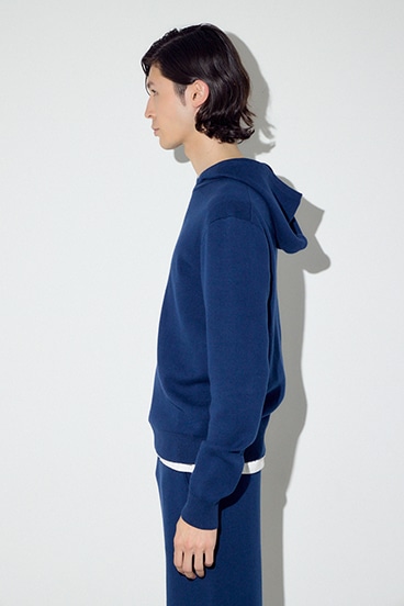 ハイゲージニットフーディー 詳細画像