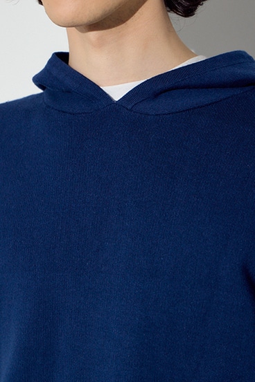 ハイゲージニットフーディー 詳細画像