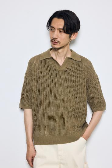 メッシュスキッパーポロシャツ 詳細画像