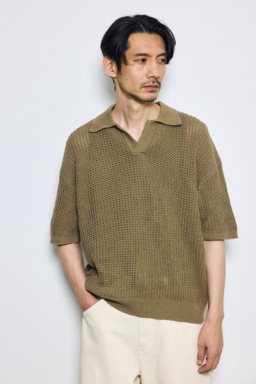 メッシュスキッパーポロシャツ 詳細画像