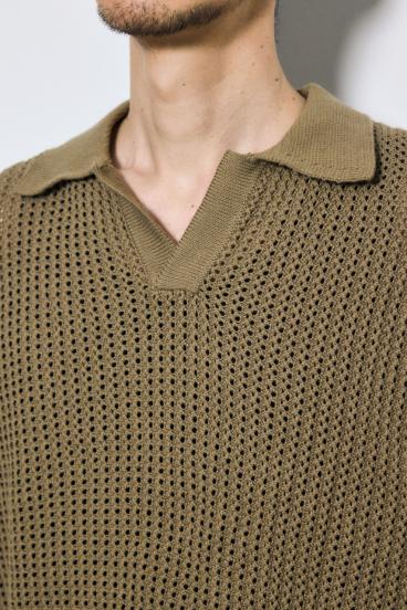 メッシュスキッパーポロシャツ 詳細画像