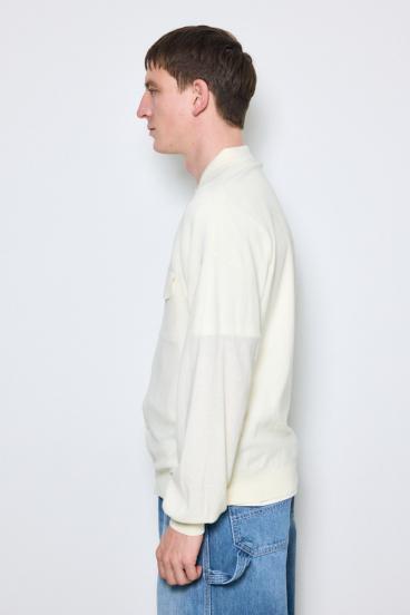 衿付きサファリニットカーディガン 詳細画像